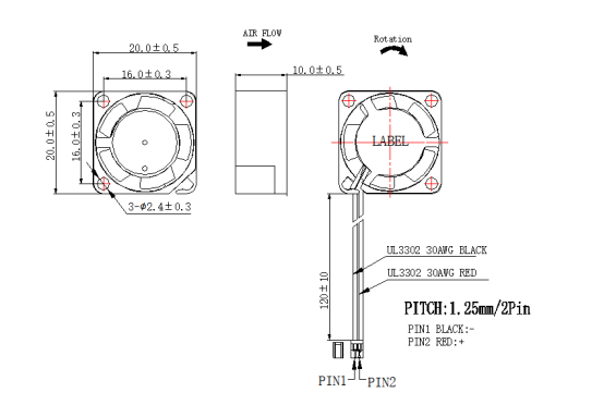 2010直流風扇結構圖